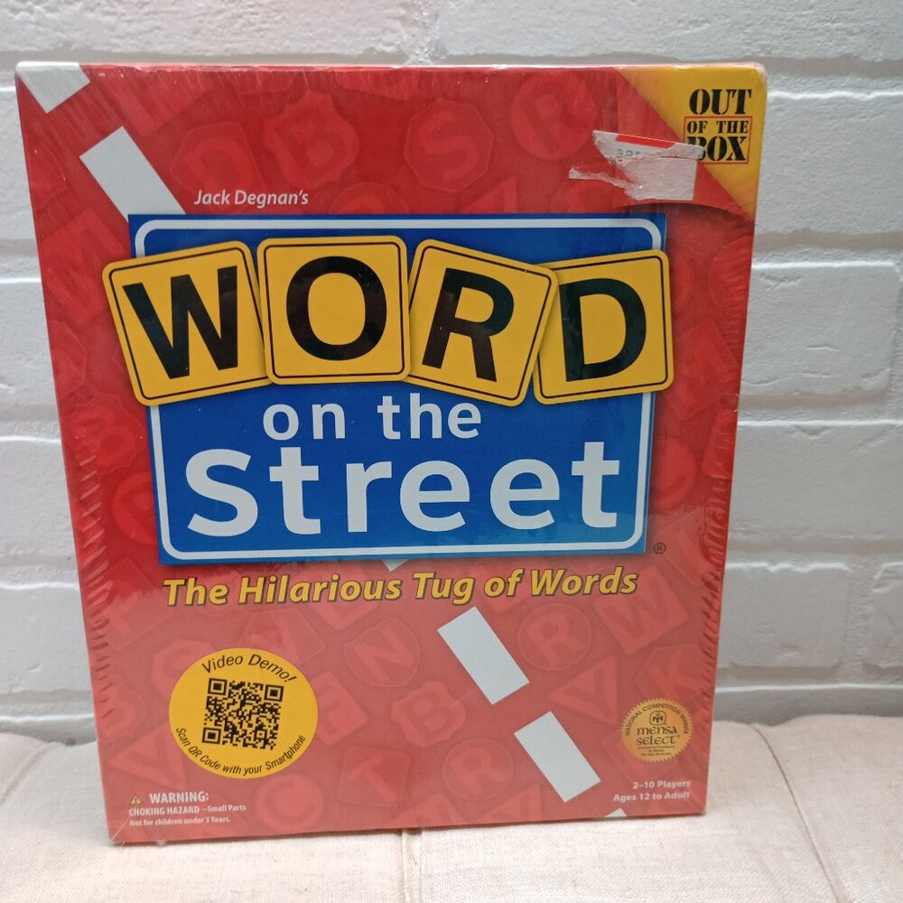 Word on the Street Board Game - The Hilarious Tug of Words - New; Sealed in Box